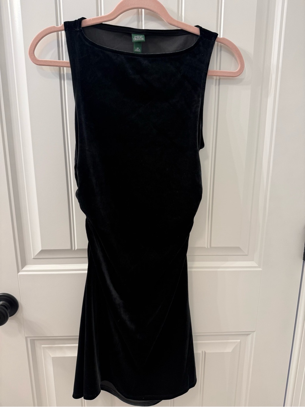 🔴Wild fable Black Velvet Sleeveless Mini Dress